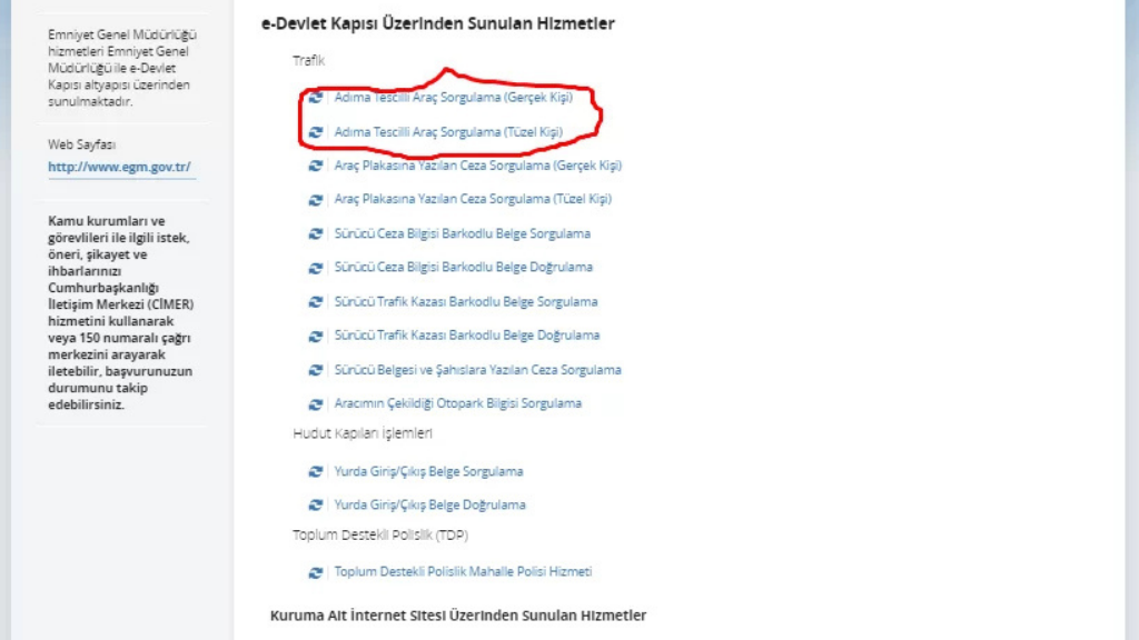 E-Devlet Üzerinden Trafik Cezası Borç Sorgulama Nasıl Yapılır?