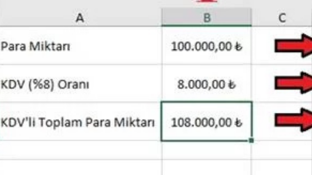 Kdv hesaplama tablosu nasıl yapılır